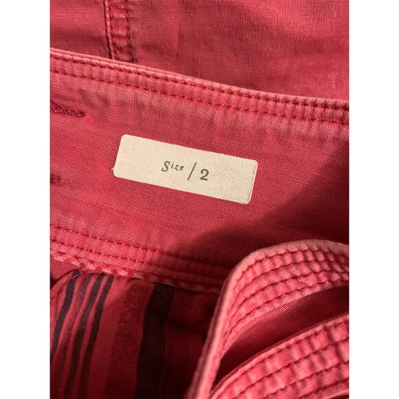 Pilcro and the Letterpress Size 2 Womens Cotton Rose Colored Skirt - Picture 5 of 8